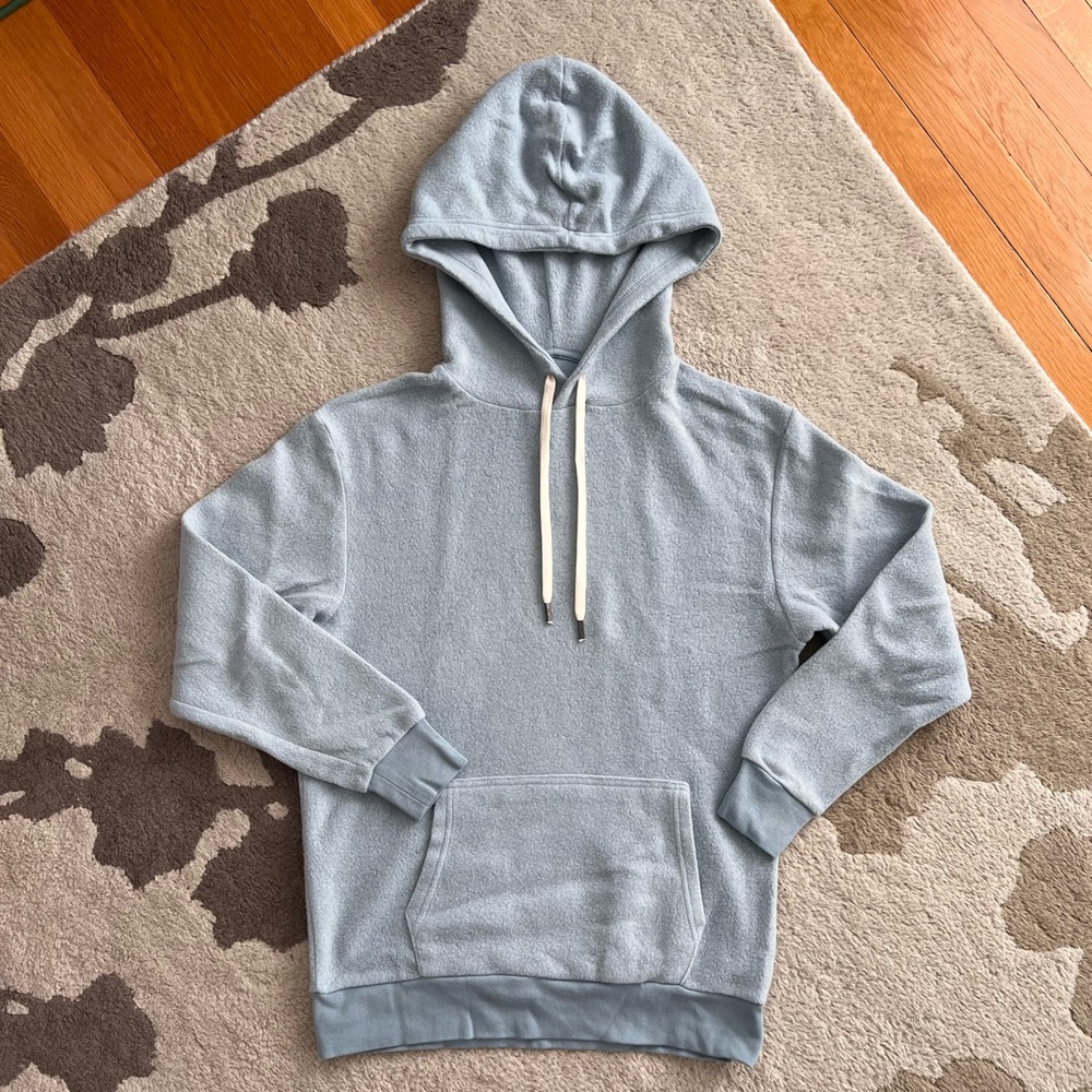 Feat BlanketBlend Hoodie Sweatshirt Unisex Small BurrBlue